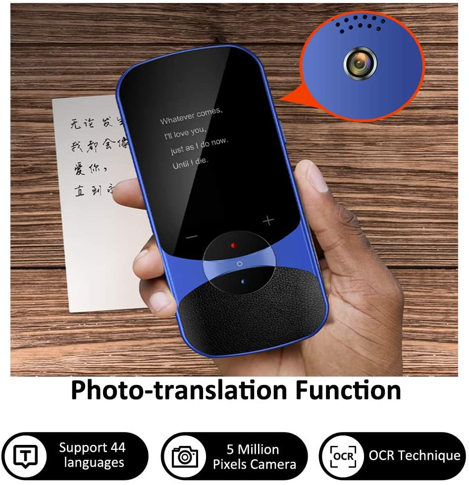Language Translator Device Supports Offline Translation Assistance Super Accuracy Online Translation Audio Memo Camera Translation,