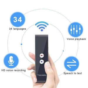 Multi-Language Portable Smart Two Way Voice Translator Support 44 Languages