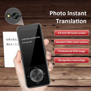 Portable Voice Translator All Languages 108+ Countries WiFi/Hotspot/Offline Two Way Instant Voice Translator 3.0 in Touch Screen