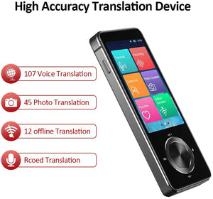 Portable Voice Translator All Languages 108+ Countries WiFi/Hotspot/Offline Two Way Instant Voice Translator 3.0 in Touch Screen