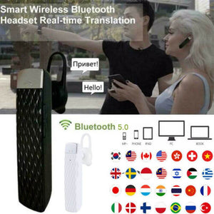 Wireless Bluetooth Translation Headset Smart  Translator 16 Language Earbuds Multilingual Voice Translator, for Business,